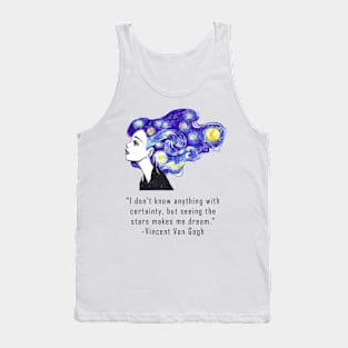 Van Gogh starry night ART Tank Top